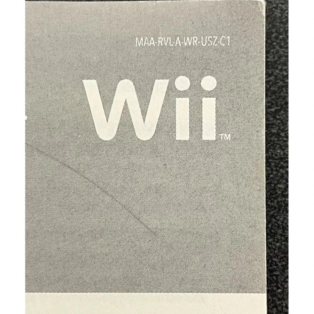 Wii Remote Plus Controller Nintendo Wii Operations Manual Only